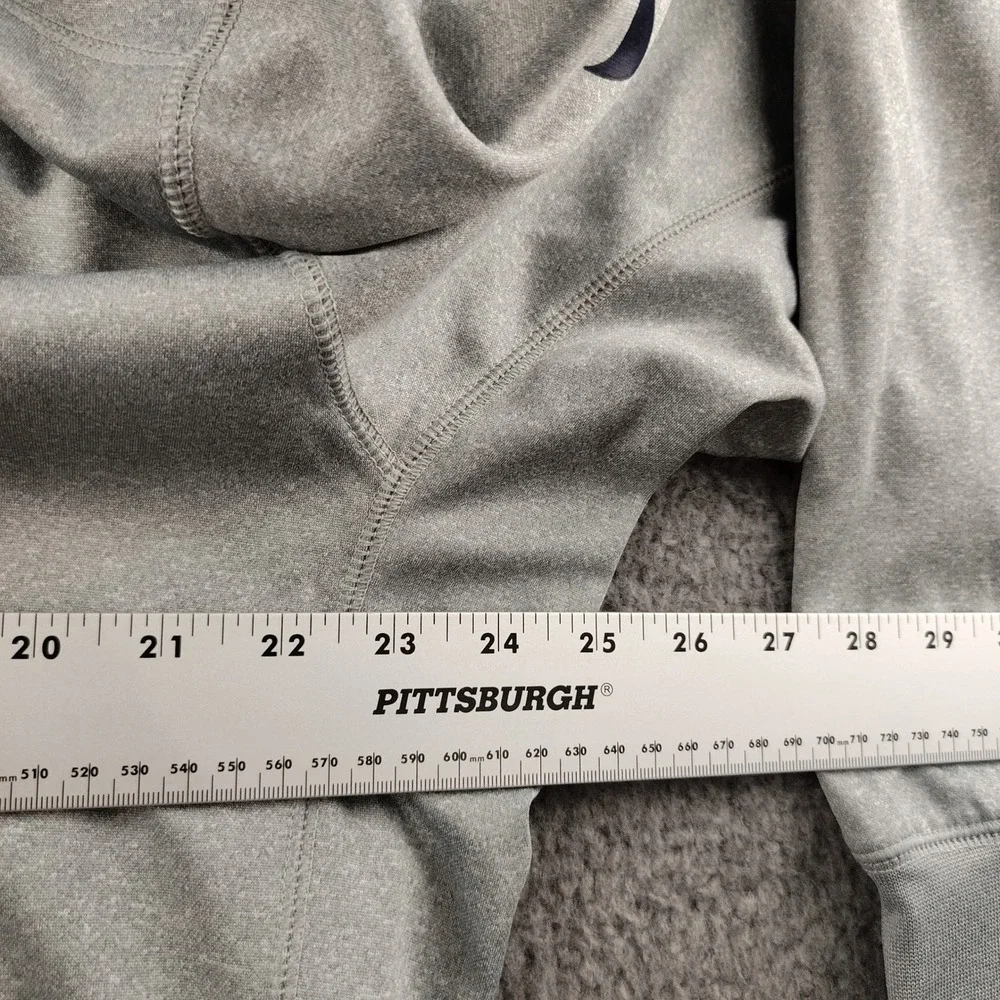 New England Patriots Nike Hoodie Mens XL Grey NFL Football Dri-Fit EUC
